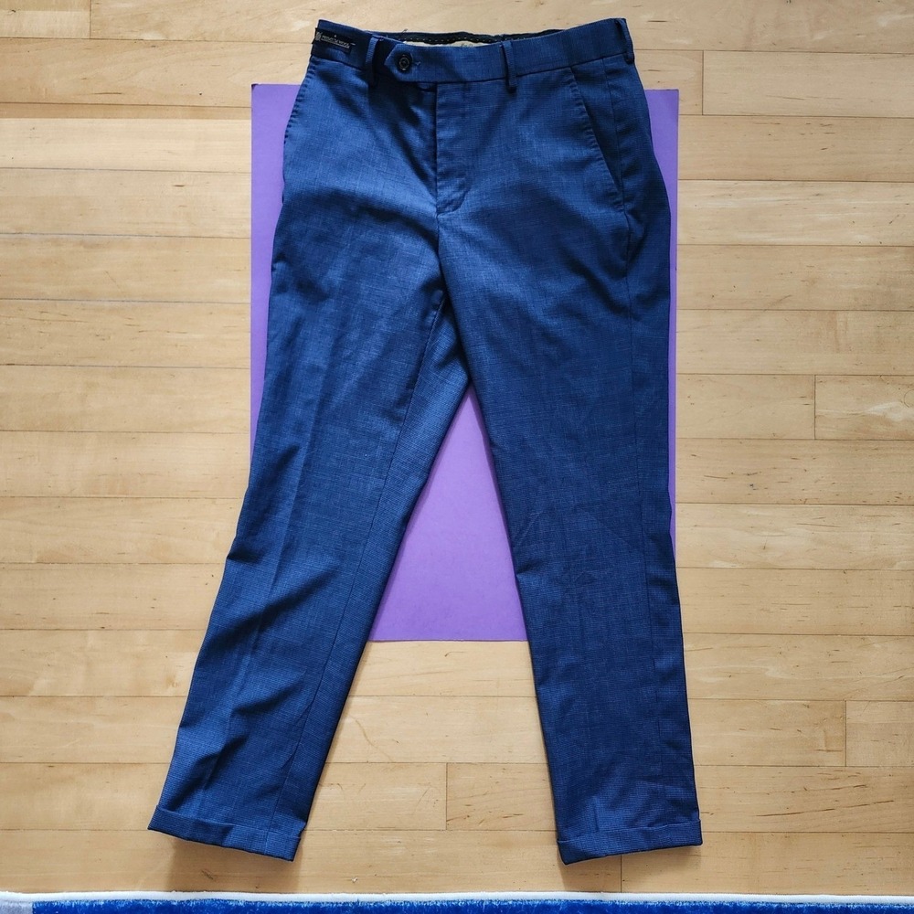 Louis Philippe Gods‎ & Kings Wool Slim Fit Stretch Dress Pants 32x28